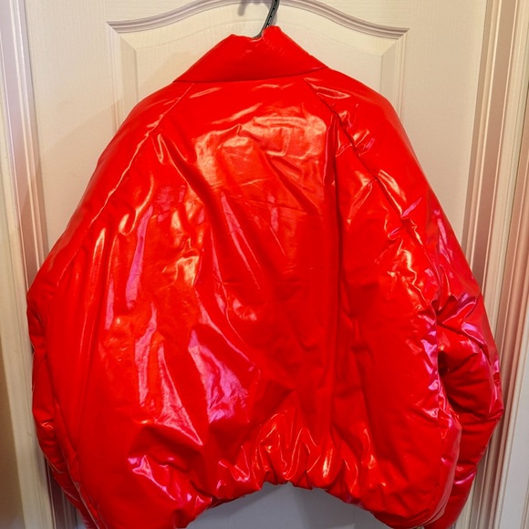 YZY X GAP Red puffer jacket size L pending - Picture 2 of 6